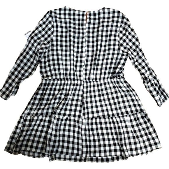 Time and Tru Maternity top Black and white large 12-14 NWT - Picture 10 of 13